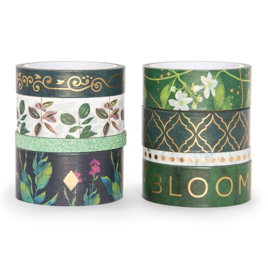 Recollections; 12 Packs: 8 ct. (96 total) Paradise Palette Crafting Washi Tape Tube by Recollections™; Category:Washi Tape; Image:1